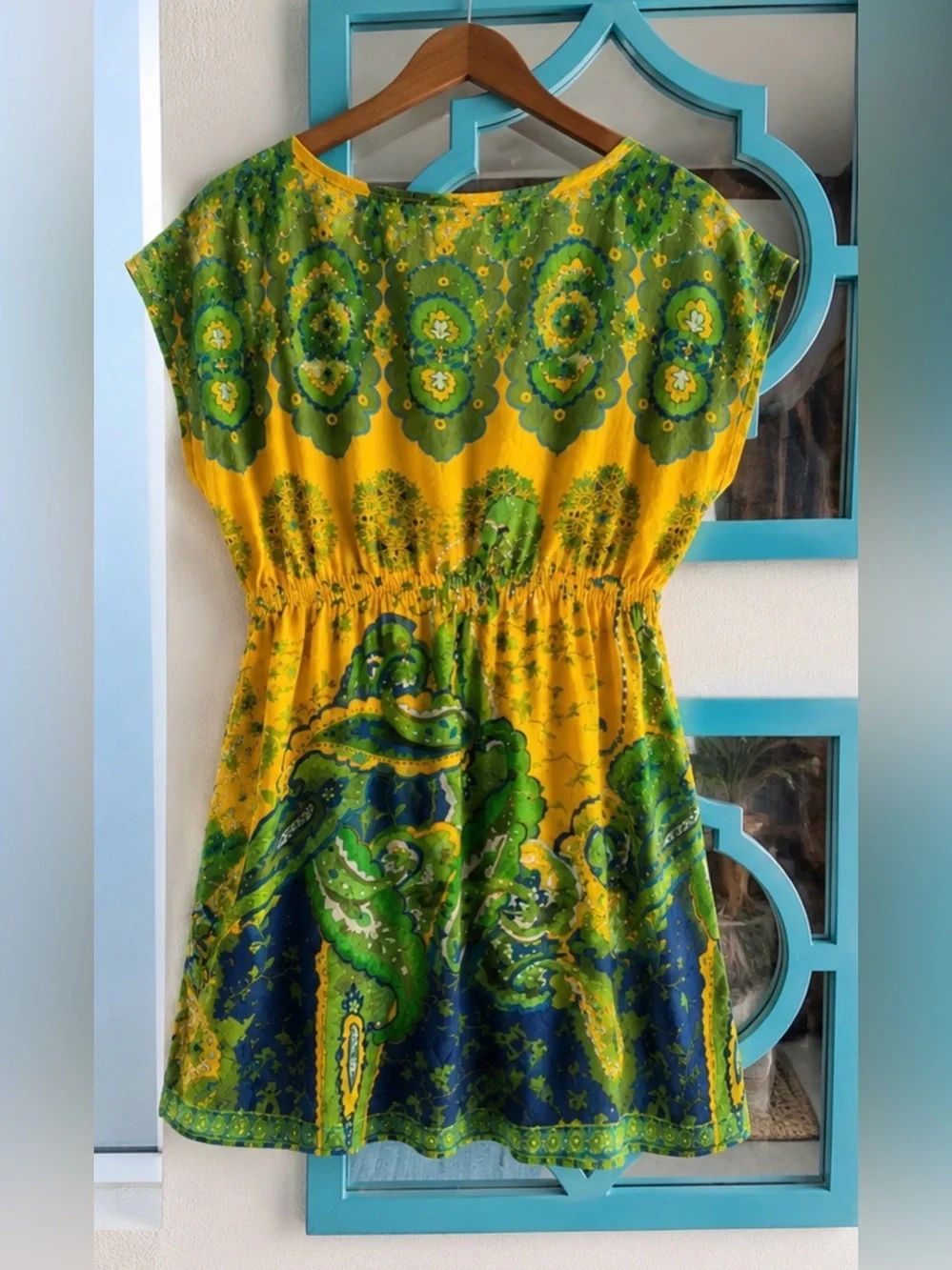 Boho Paisley Empire Waist Tunic Top | Dress |Like New (NWOT)